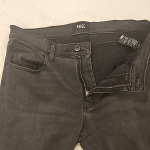 PAIGE Charcoal Denim Pants